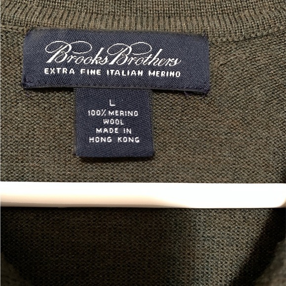 Brooks Brothers 100% Merino Wool sweater size L - Picture 3 of 3